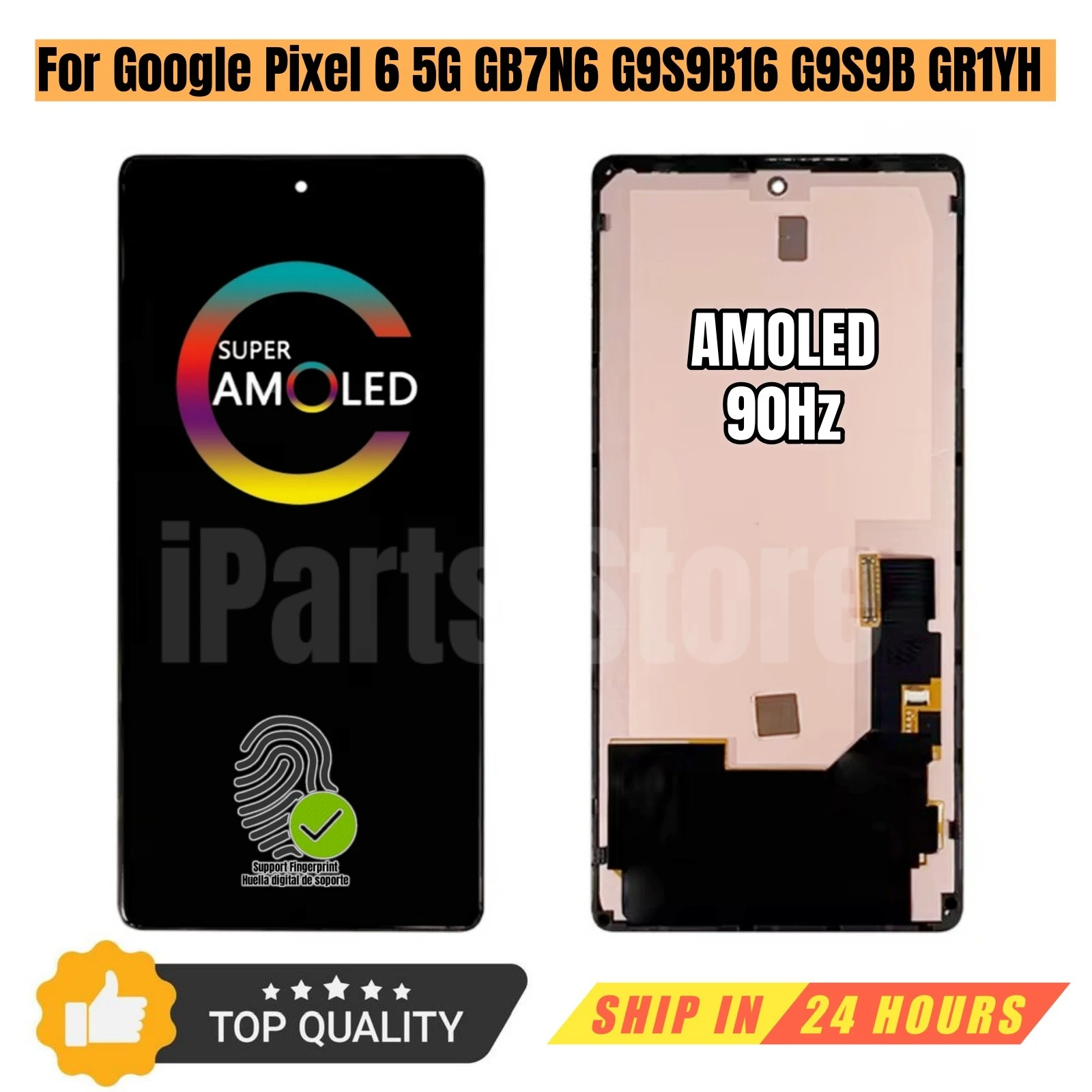 iparts-replacement-new-display-for-google-pixel-6-5g-gb7n6-g9s9b16-g9s9b-gr1yh-90hz-amoled-touch-screen-with-frame-assembly-oem