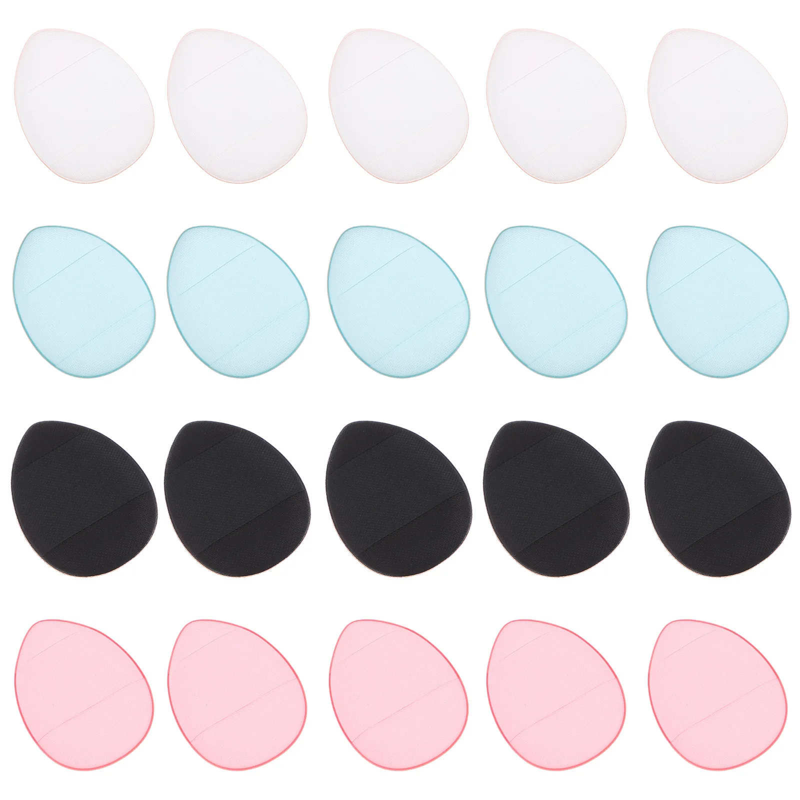 

20Pcs Mini Powder Puff Compact Beauty Sponge for Face Concealer Eye Nose Wing Coverage Easy Hold Strap Design Dry Powder