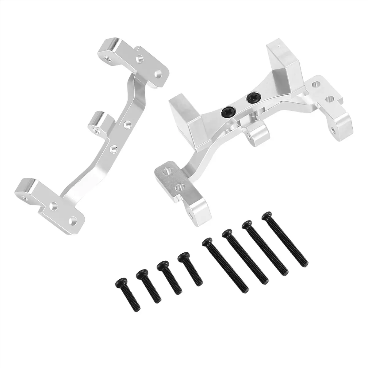 【CYBER MONDAY】Metal Pull Rod Base Seat Axle Up Servo Bracket Mount for C14 C24 C14K C24K 1/16 RC Car Truck Upgrade Parts,Silver