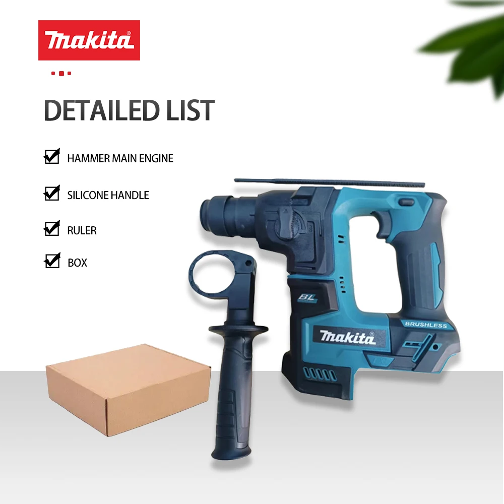 Makita Original HR140D Cordless Electric Hammer 18V Lithium Battery Brushless Hammer Wireless Drills Makita 18v Power Tools