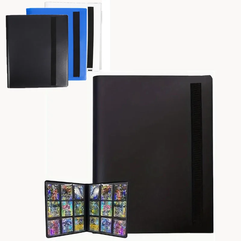 Collectible Card Binder Album 160/360/480 Card Holder 4/9/12 Grids Card Binder Album Large-capacity Card Binder Notebook