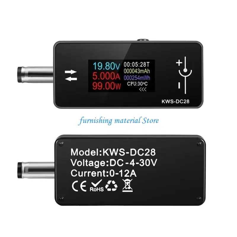 

Y5GD Digital Tester for 5.5x2.5/2.1 Device Ammeter DC5.5x2.5 Tester