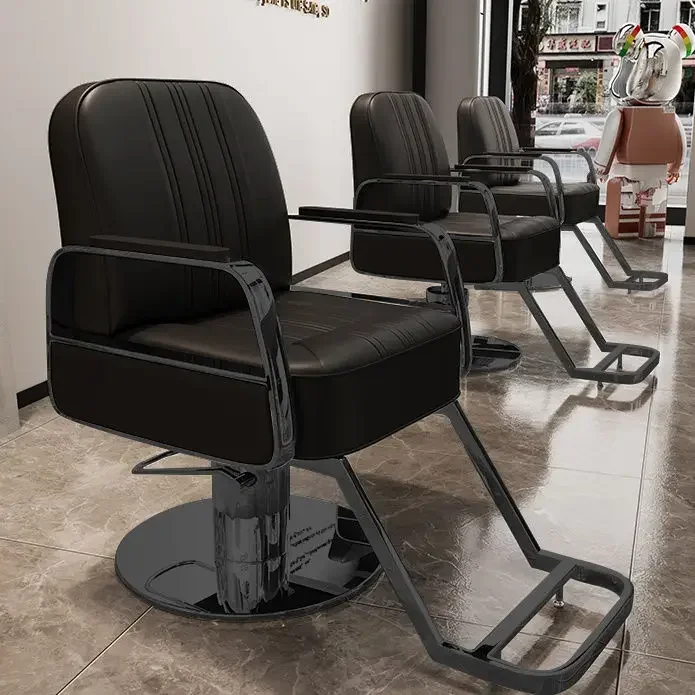 Barber shop chair trendy hair cutting perm and dyeing seat hair salon special liftable and reclining barber chair  tattoo chair