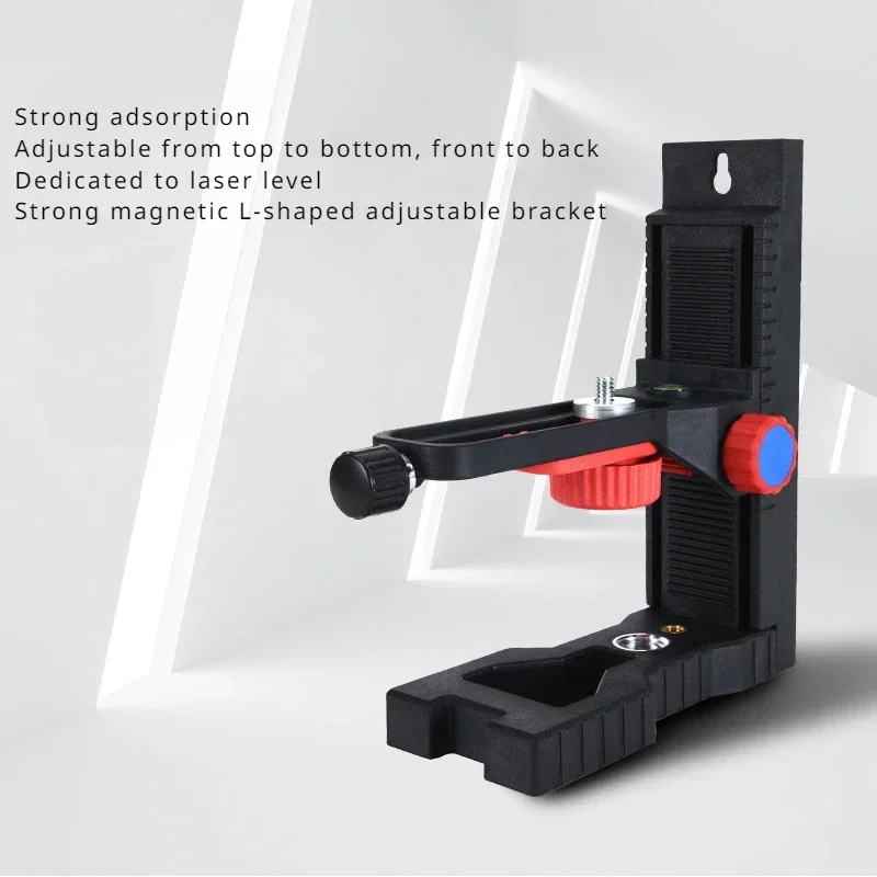 Multifuncional Ajustável Parede Laser Nível Suporte pé Ajustável Forte Magnético Pan Tilt