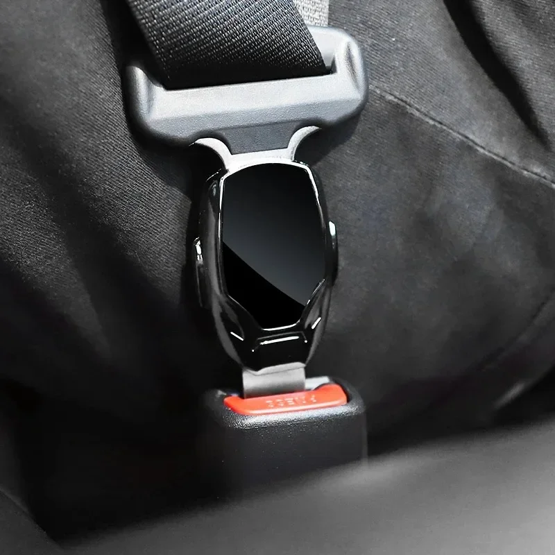 Car Seat Belt Extender Alloy Seatbelt Lock Buckle Plug Auto Seat Belt Fastener Converter One-click release Interior Accessories