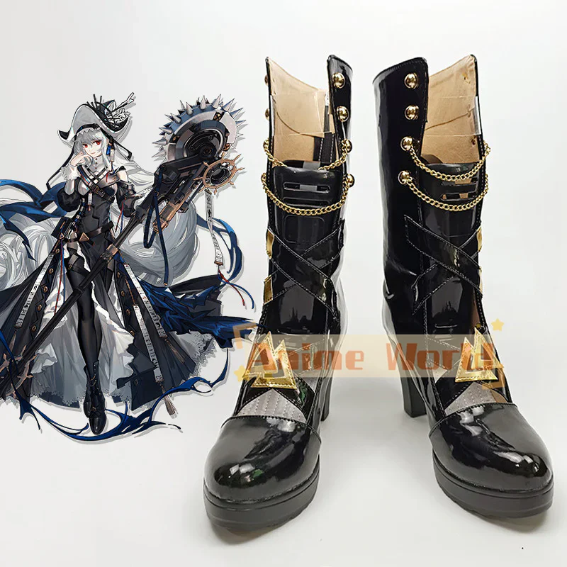 

Arknights Specter the Unchained Cosplay Shoes Halloween Carnival Boots PU Shoes Custom Made