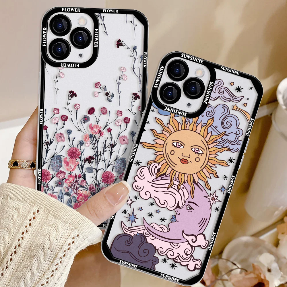 Silicon Len Protection Case For Iphone 11 14 13 15 Pro Max 12 XR X Xs Max 7 8 14 Plus SE 2022 13 12 Mini Shockproof Cover Funda