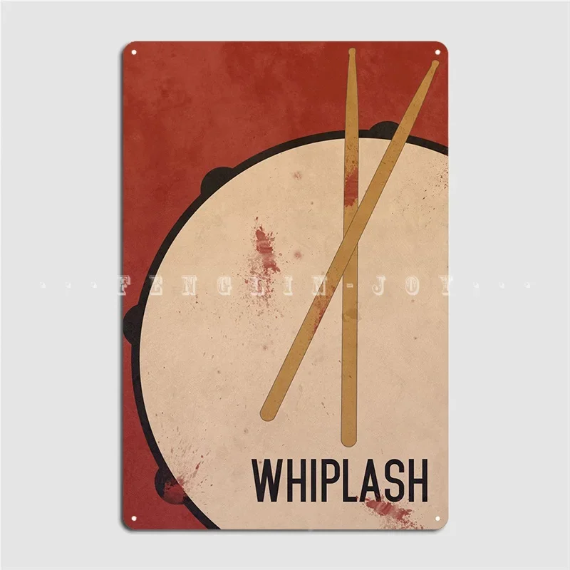 Alternative Poster For The Movie Whiplash Metal Plaque Poster Poster Customize Mural Cinema Living Room Tin Sign Posters
