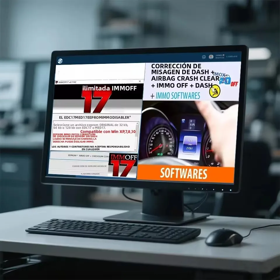 

IMMOFF 17 EDC17 MED: Инструменты для программирования ЭБУ автомобиля, коррекции пробега в приборной панели, сброса ошибок подушек безопасности, программное обеспечение IMMO для электроники транспортных средств