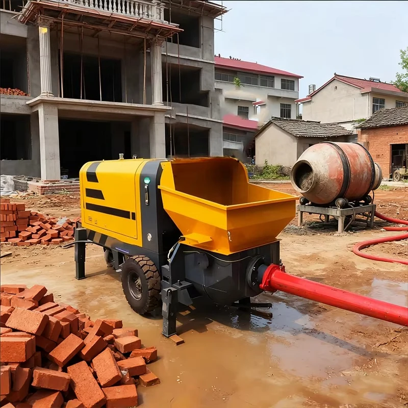 

Распродажа от производителя: Малый мобильный мини-бетононасос с дистанционным управлением, дизельный, для транспортировки бетона на большие расстояния, автобетононасос