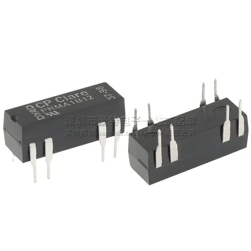 10pcs/ PRMA1B12 imported brand new original single pole single throw 12VDC 1A 10W normally closed reed switch relay