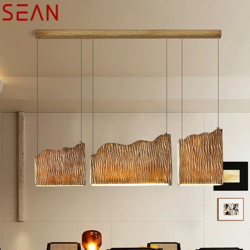 

SEAN Nordic Pendent Lamp American Retro Dining Room Bar CreativityCoffee Shop Clothing Store Decoration Chandelier