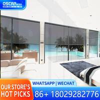 Waterproof Motorized Outdoor Roller Blind with Easy Assembly and Remote Control for Patio Garden and Balcony Outdoor Roller Shad