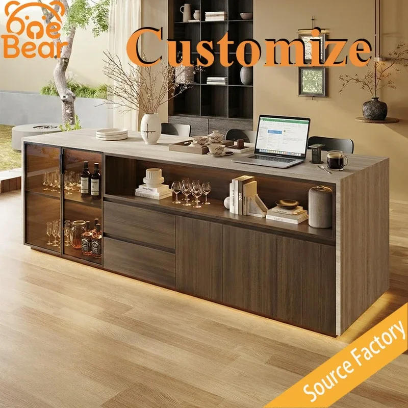 Modern Matte Finished Rustic Marble Kitchen Island Solid Stone Worktop Anti Slip For Farmhouse Home Dining Room Decoration