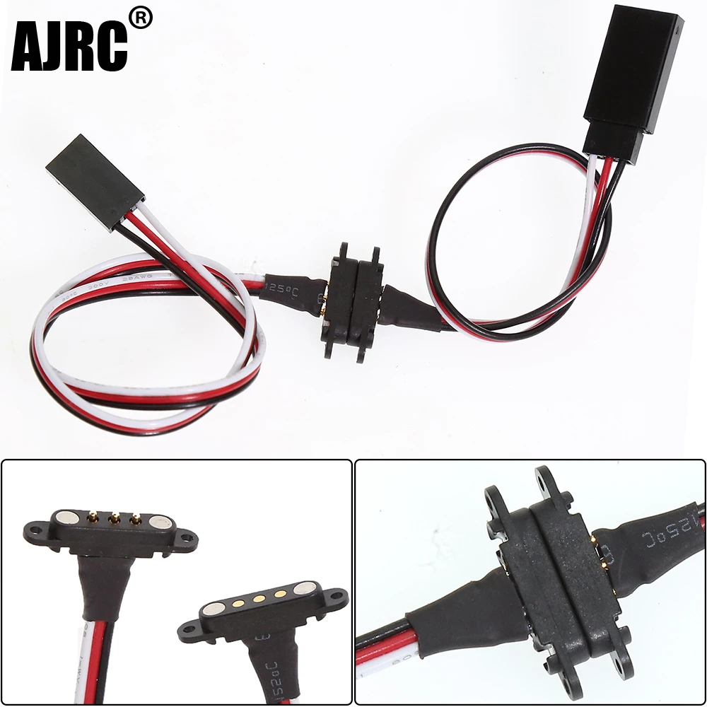 Rc Model Lamp Group Magnetic Cord Extension Cord Model Lamp Group Car Body Quick Disassembly And Assembly Of Magnetic Cable