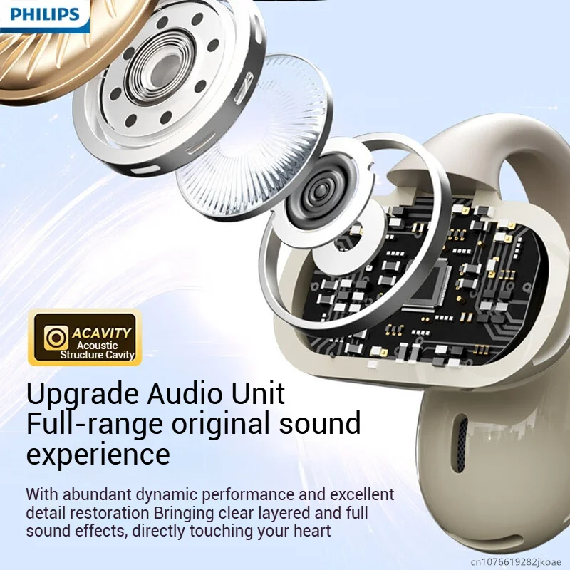 فيليبس TAT2469 سماعات مفتوحة سماعة لاسلكية تعمل بالبلوتوث 5.4 تشغيل الأذن كليب سماعات HiFi HD ميكروفون دعوة سماعة 300mAh الاستعداد الطويل #5