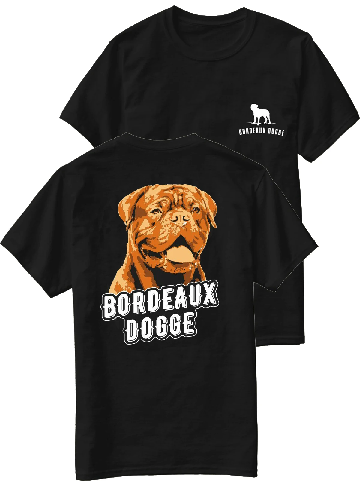 Fashion Bordeaux Bulldog Portrait Hot Sale Dog Lovers Gift T Shirt New 100% Cotton Short Sleeve O-Neck T-shirt Casual Mens Top