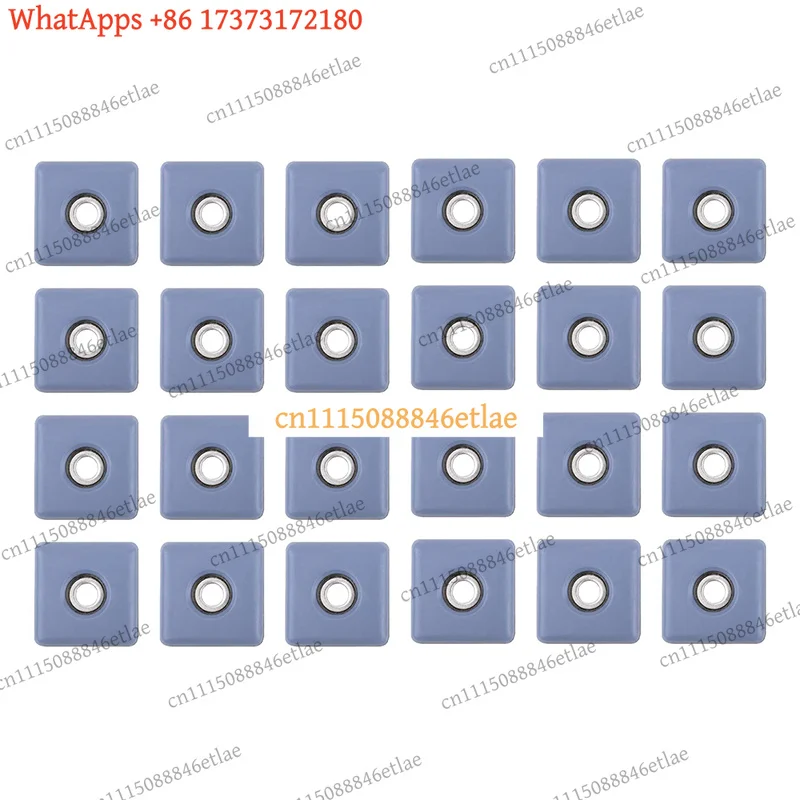 24Pcs 30mm Furniture Leg Protector Glide Pads Sliders with Screws A04I for Chair Furniture Spare Accessories