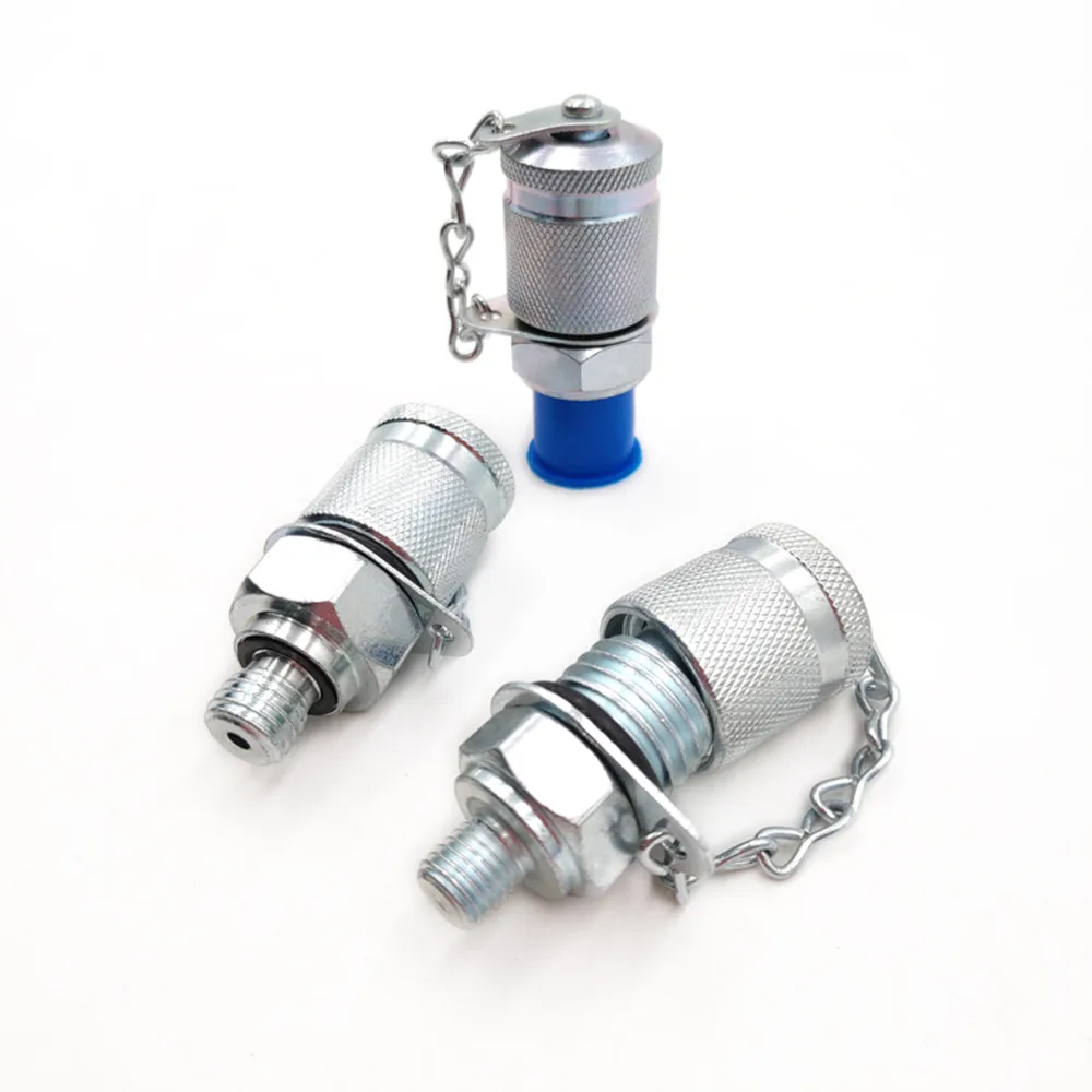 1 Year Warranty 14pcs Tee Fittings Adapter Connector Set For Hydraulic Pressure Gauge Test Diagnostic Tool Parts with