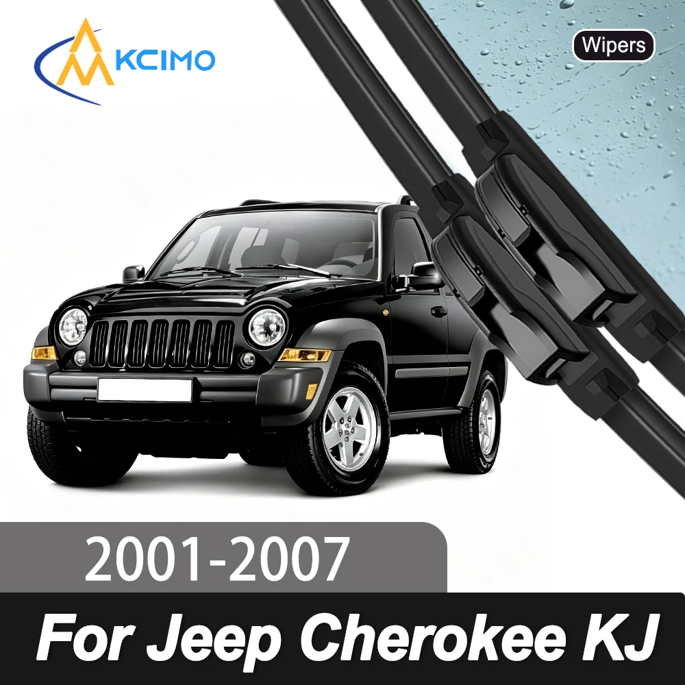 

2Pcs Front Windshield Wiper Blades For Jeep Cherokee KJ 2001 - 2007 Windscreen Window Car Accessories