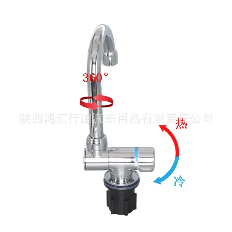 Stainless steel kitchen faucet splash-proof hot and cold water vegetable basin sink 360 degree rotating household faucet