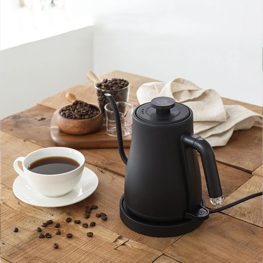 1.2L Electric Kettle 1500W Hot Water Infusion Pot Hand Brew Tea Pots Portable Stainless Steel Coffee Boiler Heating Teapot 220V view 6