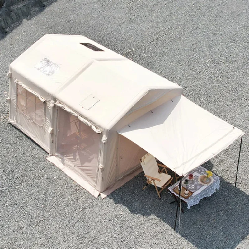 مصنع الساخن بيع كبير نفخ خيمة غرفتين للتخييم الأسرة في الهواء الطلق #2