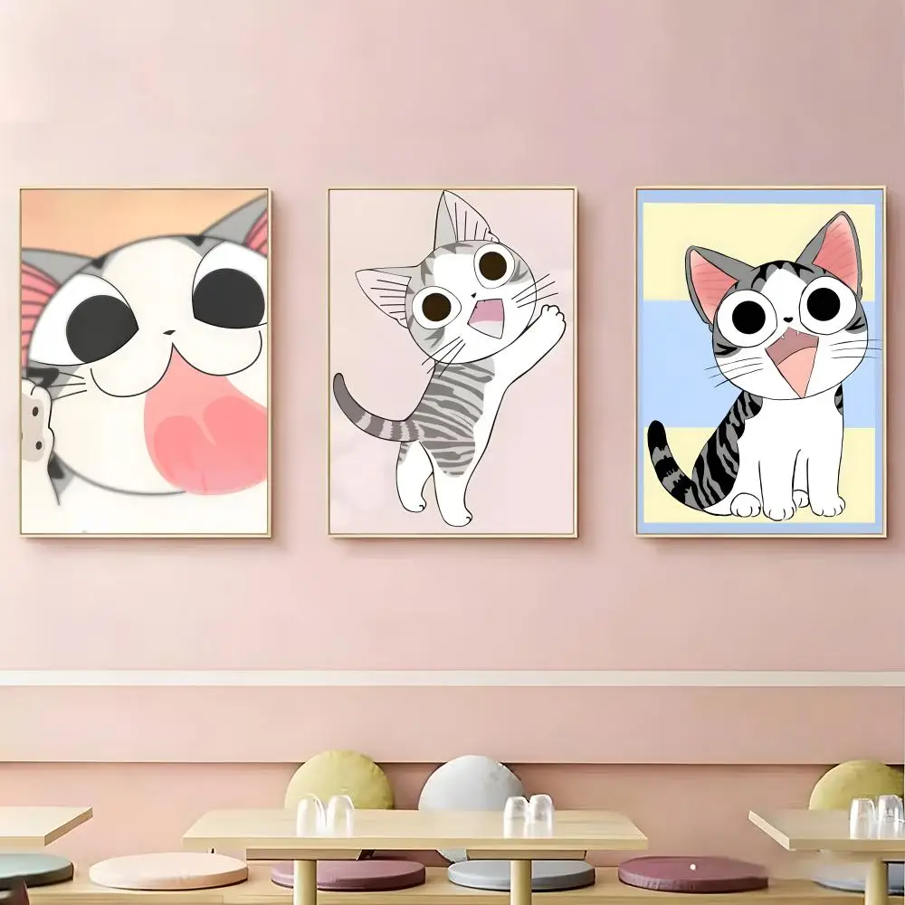 slice anime Chi's Sweet Home Poster HD Self-Adhesive Waterproof Wall Art Easy to Apply Multi-Scene Decor
