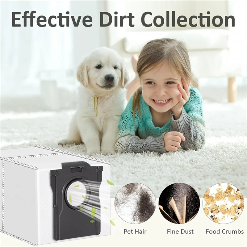 

A03F-Vacuum Cleaner Bags For Dreame L10S Pro Ultra / X30 Ultra / X40 Ultra / L40 Ultra Vacuum Cleaner Replacement Parts