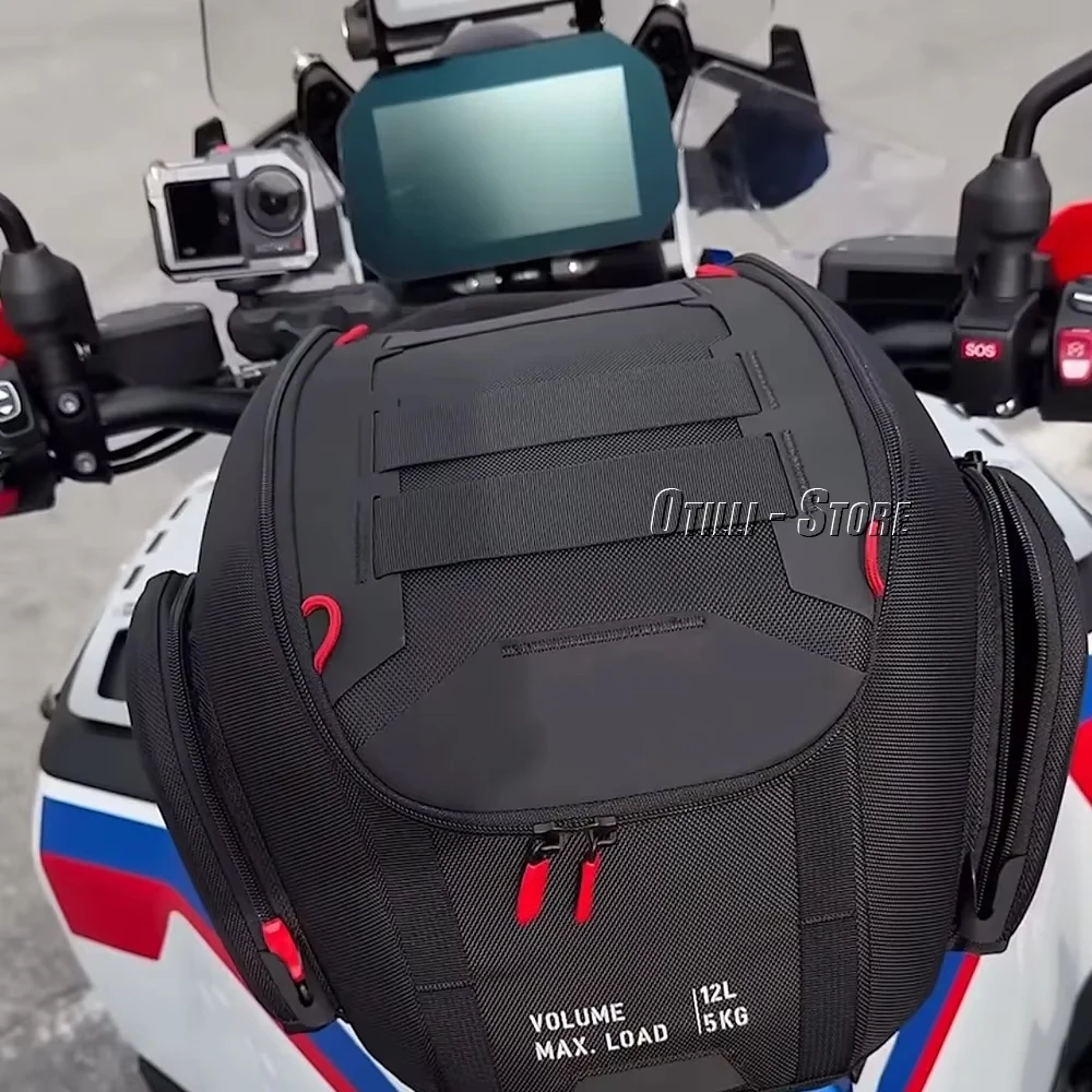 Moto 12L Borsa Da Carro Armato Bagagli Zaino Impermeabile Kit Blocco Rapido Nero Per BMW R1300GS ADV R 1300 GS Adventure 2024 2025