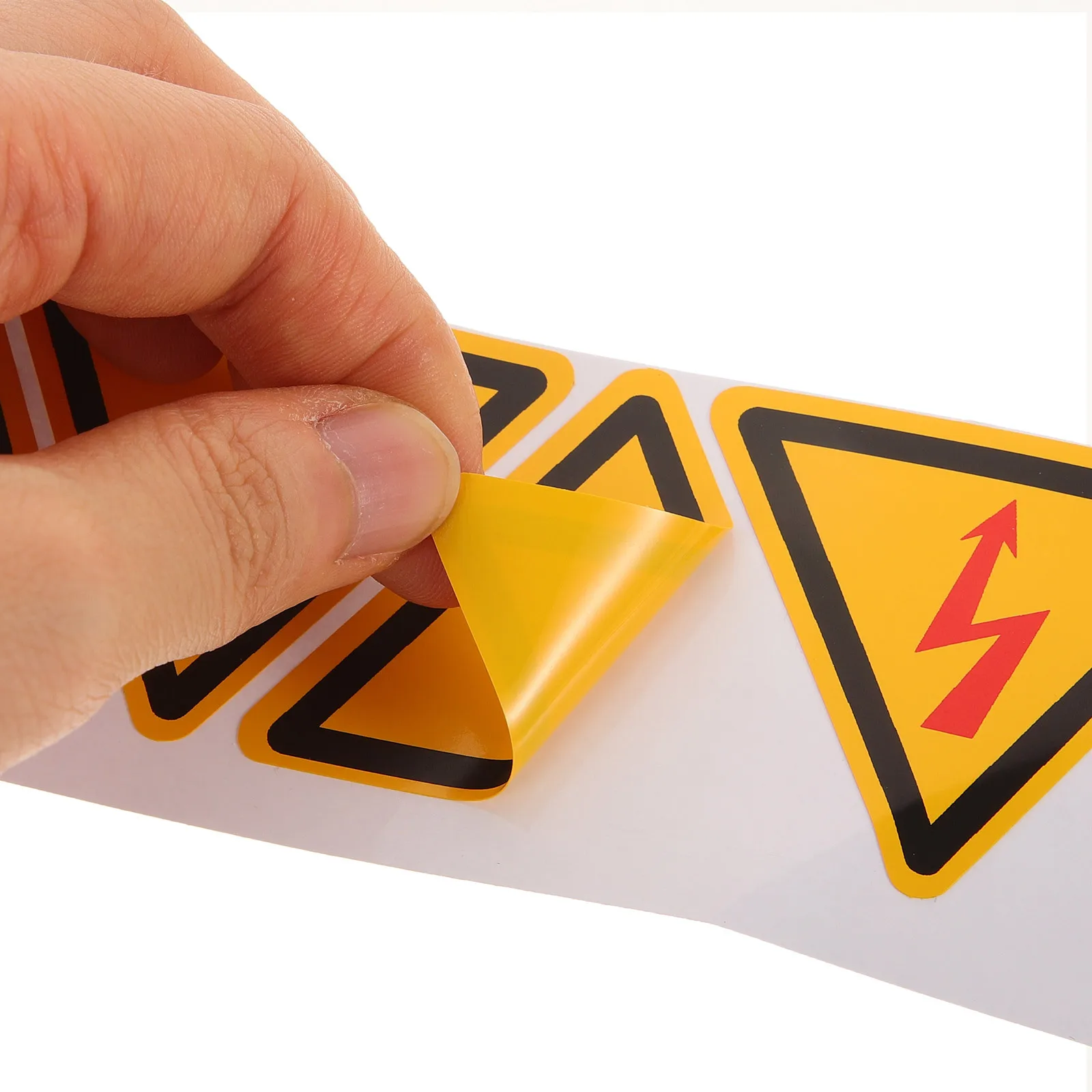 

4Pcs High Voltage Stickers Electrical Warning Signs Electric Panel Labels for Workplace Home Safety High Voltage Sticker