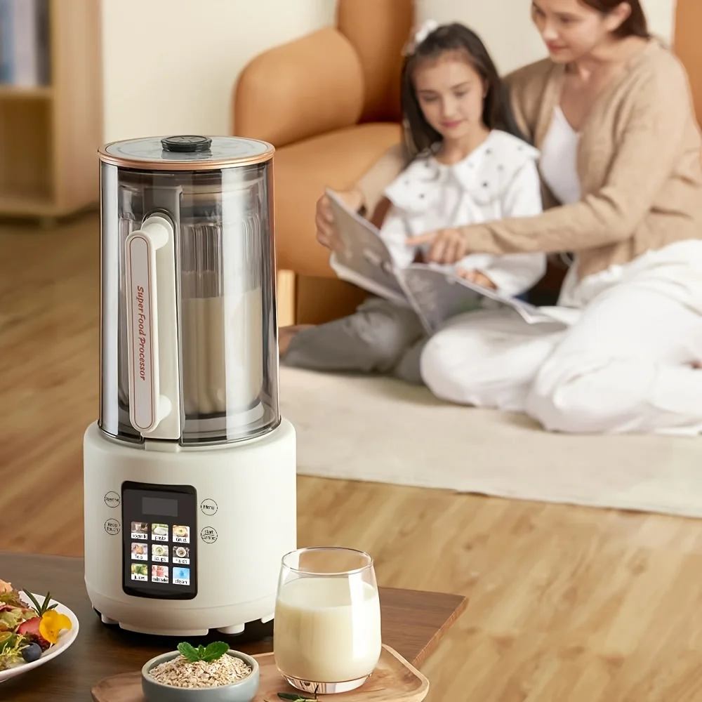صانع حليب فول الصويا متعدد الوظائف بسعة كبيرة 50 أونصة، وخلاطات وظيفة التنظيف التلقائي