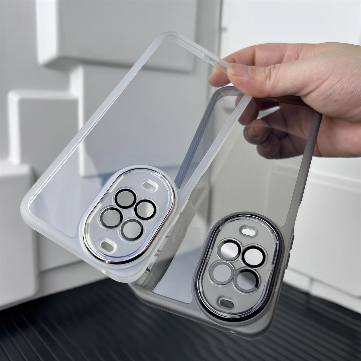 الغطاء الخلفي لهواوي نوفا 14 برو الترا 14Pro 14Ultra Nova14 5G سيليكون تصفيح إطار الكاميرا واضح الاكريليك عدسة فيلم جراب هاتف