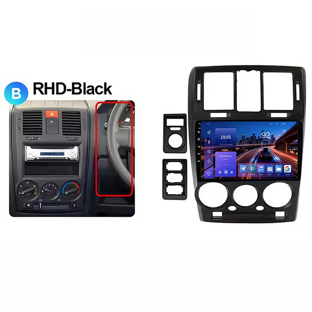 Android 16 Carplay Android Auto 4G WIFI voor HYUNDAI GETZ 2002-2011 GPS DSP BT 2Din Touchscreen multimedia Autoradio - afbeelding 2