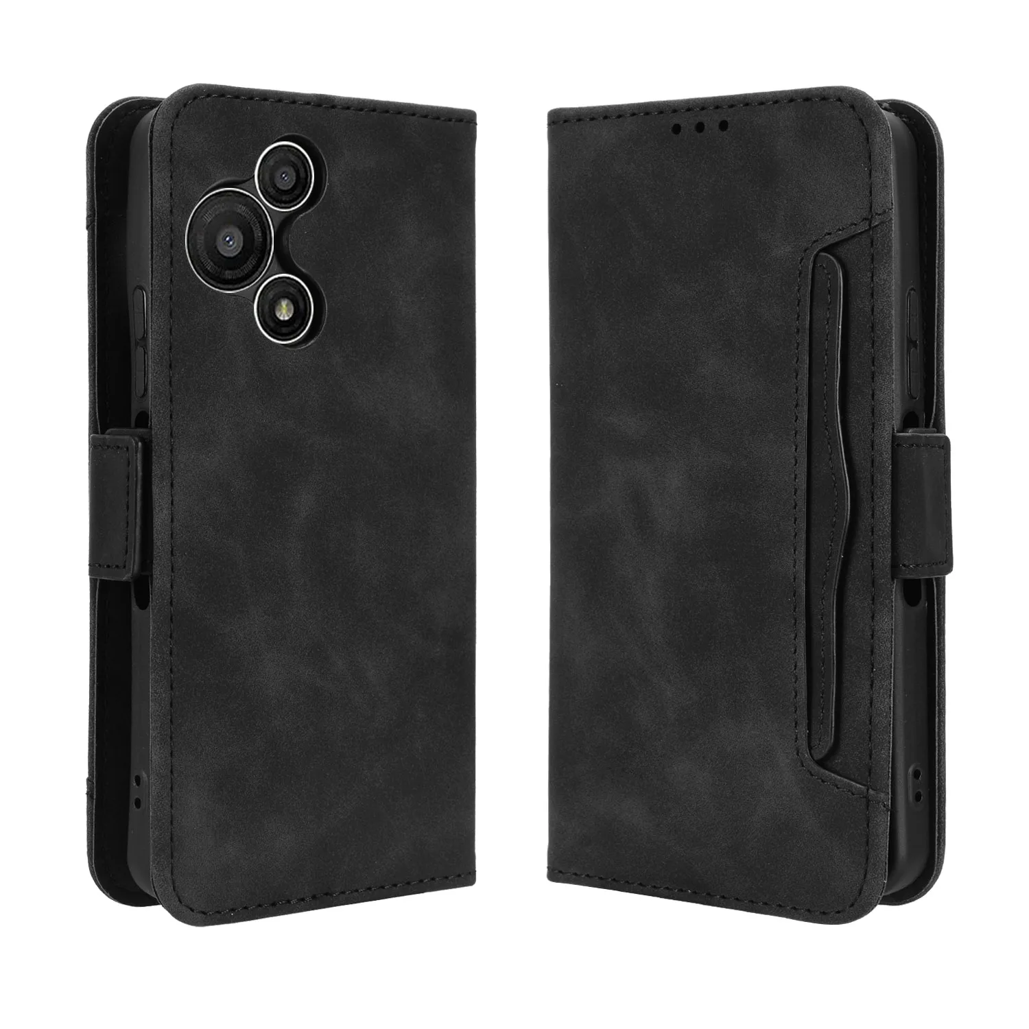 

Leather Case For TCL 60 R SE XE Nxtpaper Strong Magnet Case Flip Magnetic Wallet Flip Cover
