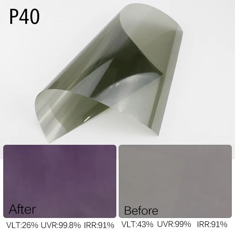 Film Kaca Mobil Fotochromic Chameleon VLT 70%, VLT40% untuk Grosir