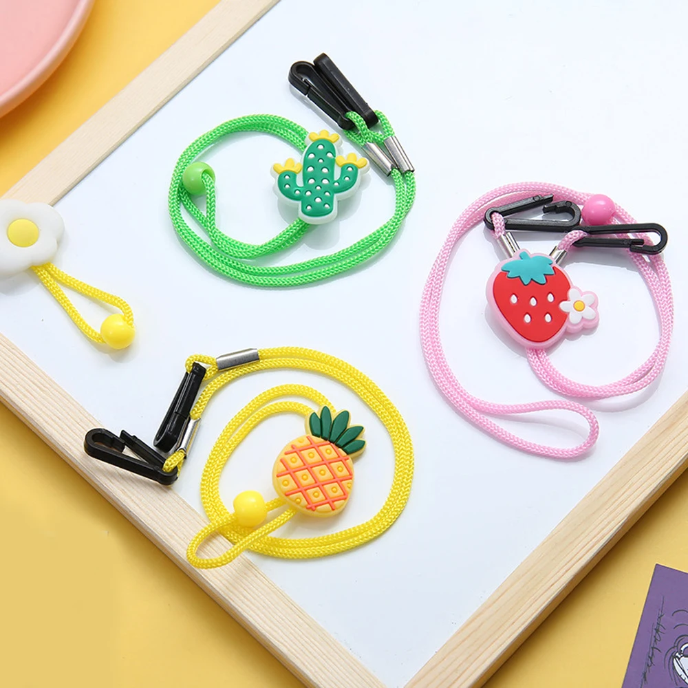 Lovely Fashion Fruits Children Students Flower Glasses Rope Glasses Chain Mask Anti-lost Lanyard Mask Rope