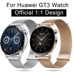 22mm Watchband for Huawei Gt3 46 mm GT4 46mm Strap or Milanese 20mm Stainless Steel Magnetic Wristband for Gt2 42mm GT3 42mm