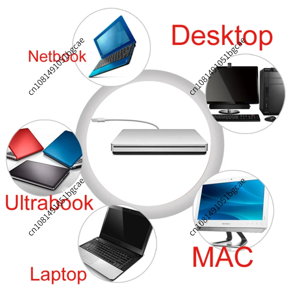 USB External CD RW Drive Burner USB CD RW Optical Drive CD Burner for MacBook Air Pro IMac