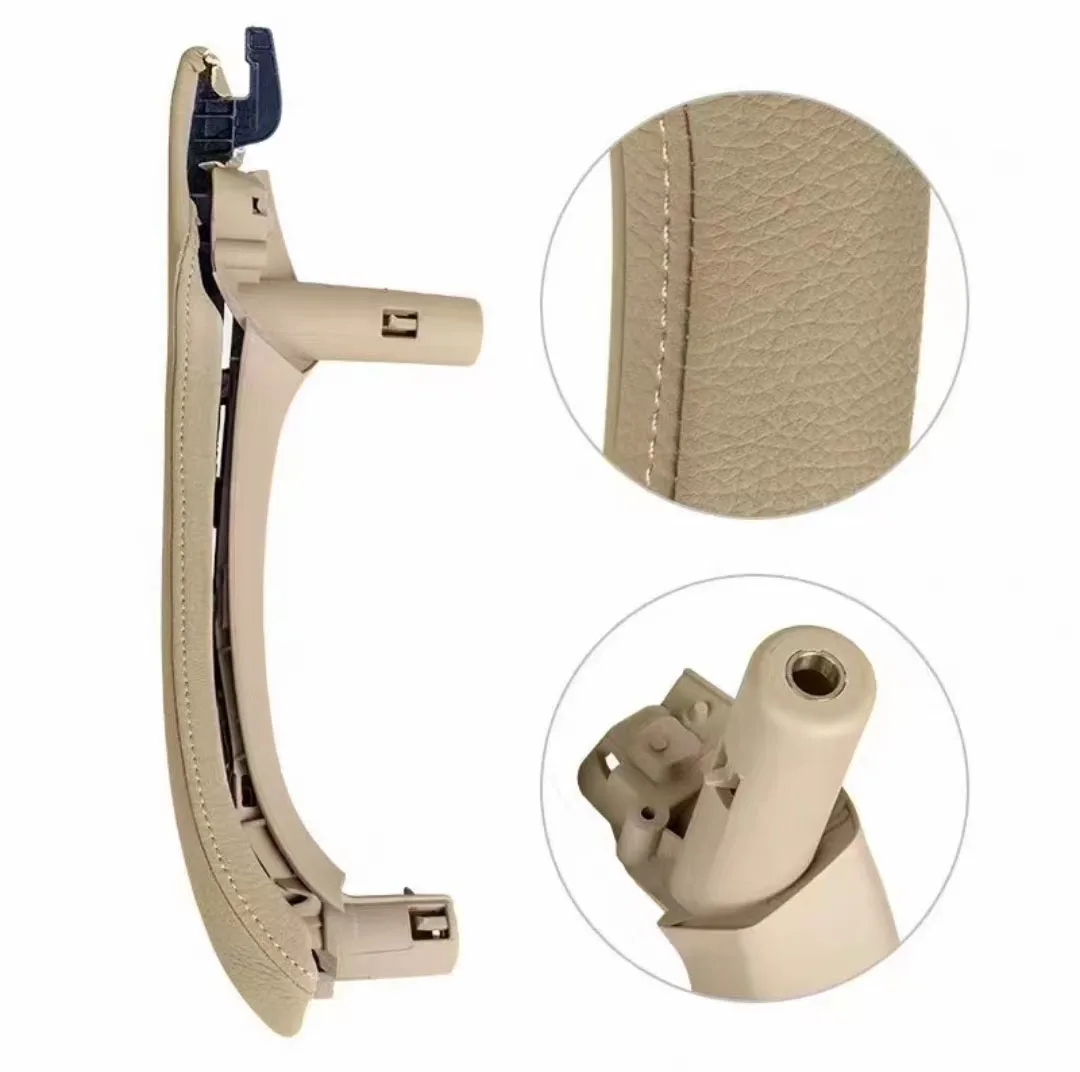 Right Left Side X3 X4 F25 F26 Interior Passenger Door Pull Handle Leather Cover With Inside Handle Assembly For BMW 2010-2016 view 2