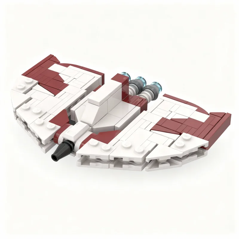 153pcs MOC Star Battle Micro T 6 Jedi Shuttle Model Building Blocks Construction Festival Gifts Toy Education Idea Brick