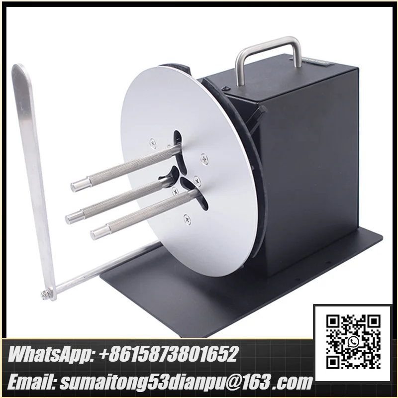 HD-R7 Adjustable Speed Label Rewinder Two-way Automatic Rewinder Self-adhesive Barcode Machine Clothing Tag Reeler