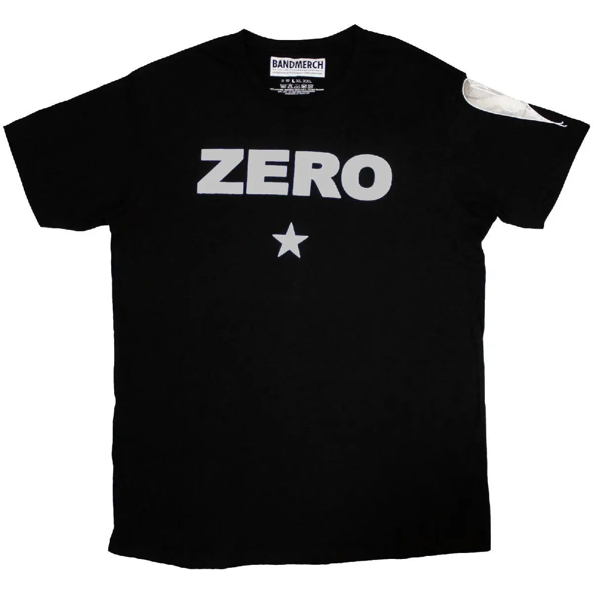 The Smashing Pumpkins 'Zero Sleeve Print' Black T Shirt Official