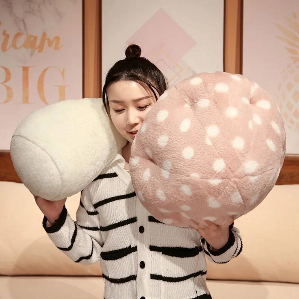 

Kawaii большой размер плюшевая игрушка кукла для сна подушка для сна обнимающаяся подушка гриб 80 см подушка для спины дома