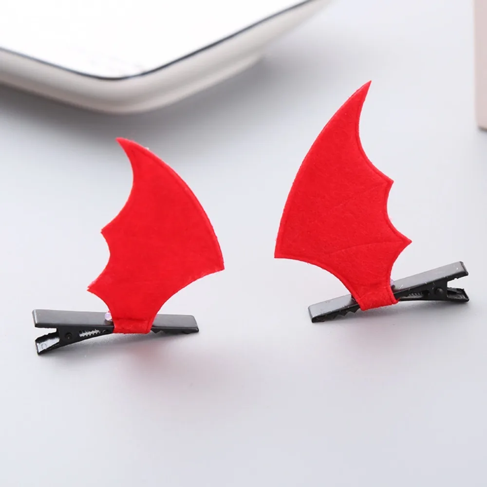 

2024 3D Bangs Hairpin Cute Bat Wings Broken Hair Clip Sweet Hair Accessories Hair Styling Tool