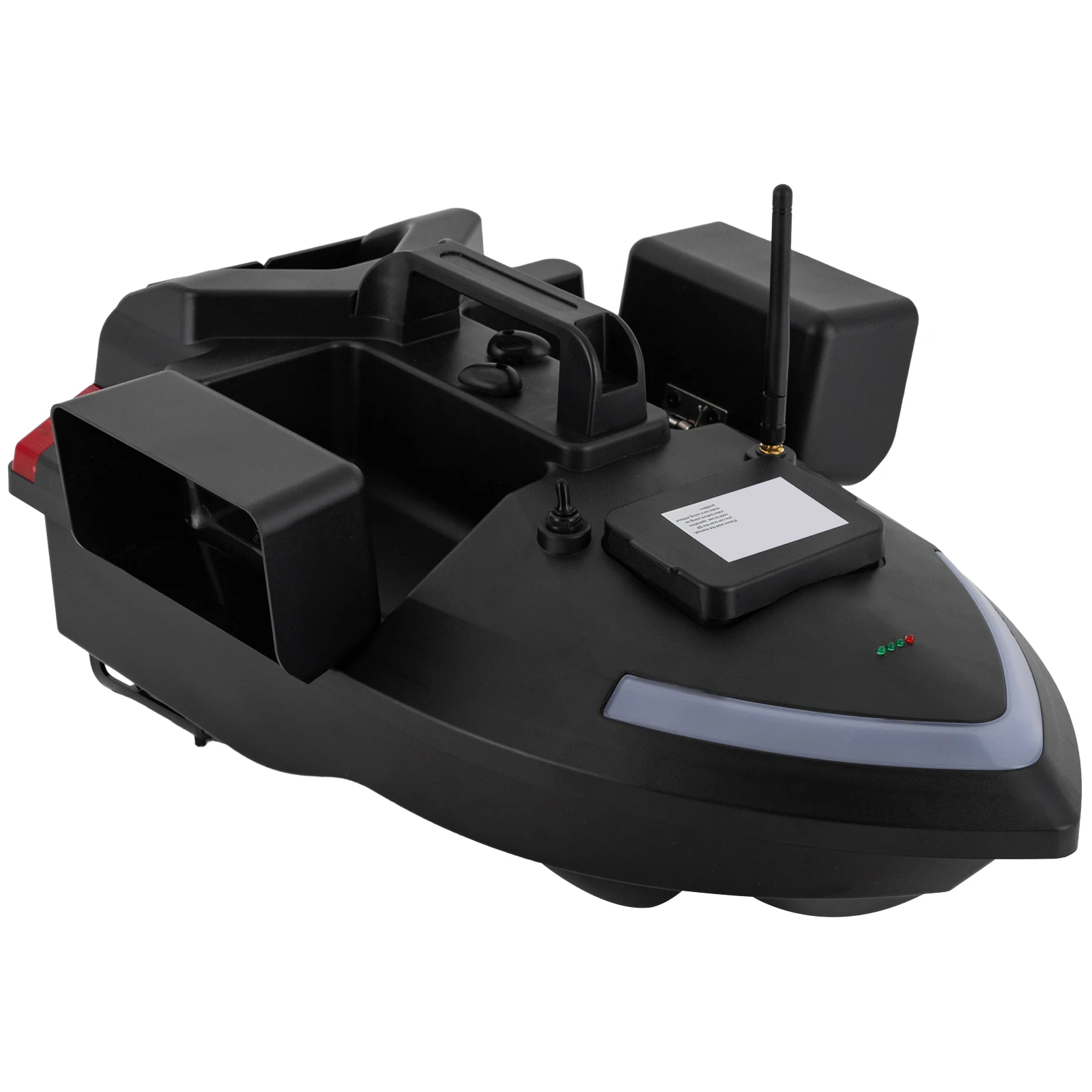 High-Performance Fishing Boat, Dual Motors, 12000mAh Lithium Battery, 41lbs Bait Capacity, Low Noise for Long Fishing Trips