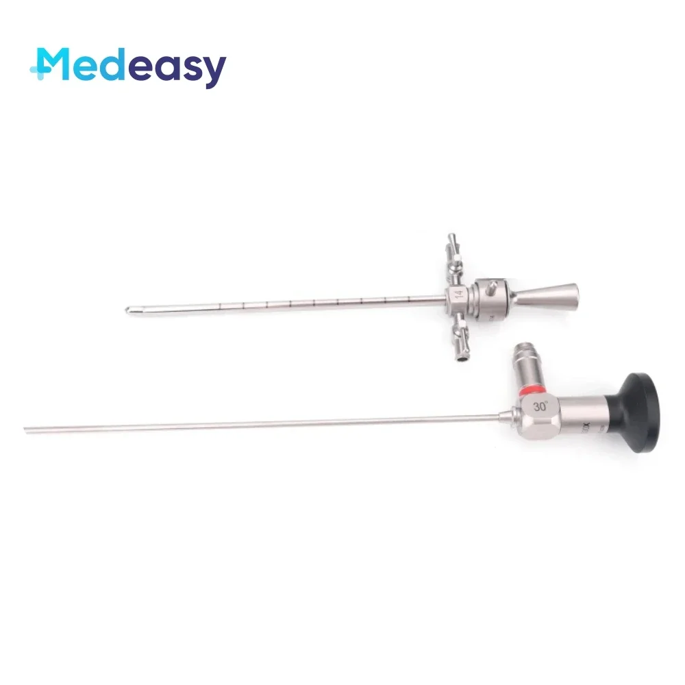 Urology Pediatric Cystoscope Set 0/30 Degree 2.7mm 190mm Length Urological Rigid Endoscope