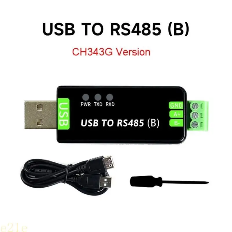 E21E WAVESHARE USB tot RS485 Seriële converter RS485 Communicatiemodule 300-921600bps Ingebouwde ESD-beschermingscircuit