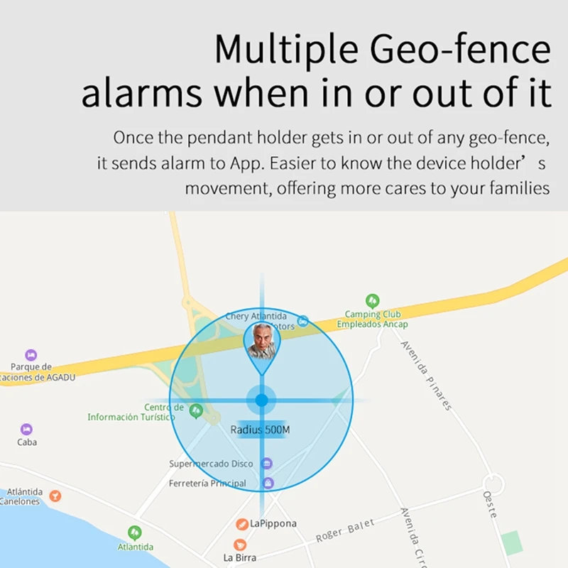 A15R -4G GPS Tracking Pendant V45 For Kids Elder Mini GPS Personal Tracker Alarm Talking Clock Waterproof