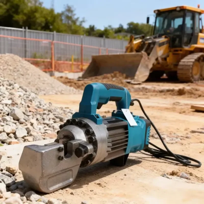 RC28 Mini Electric Hydraulic Reinforced Rebar Steel Bar Cutting Machine with Gear Core Components 220V 1.7kW Portable Cutter